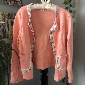 St. John Pink Cardigan